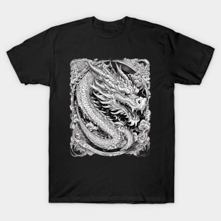 Japanese Dragon Tattoo T-Shirt